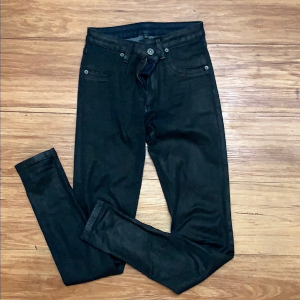 CARMAR black wax jeans